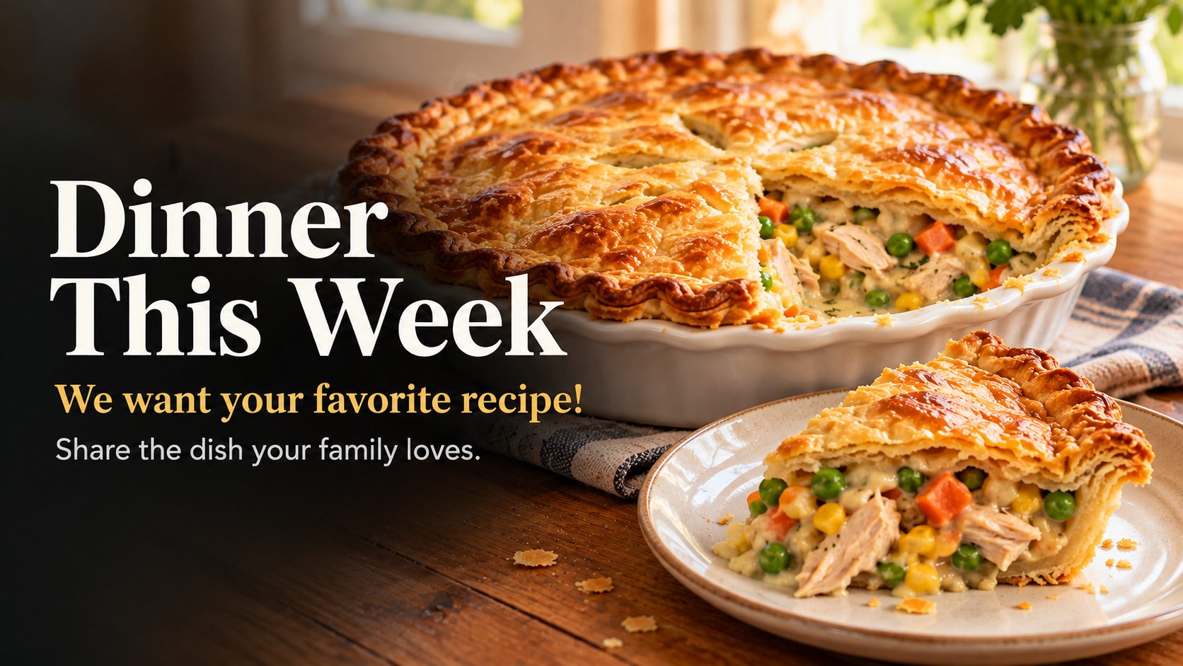 Dinner This Week — share your family's favorite recipe with Greatwood neighbors.